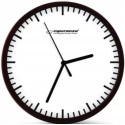Clock Wall Esperanza BUDAPEST  EHC010W White,  20 cm, plastic frame, Quiet movement, hook for easy installation, Power: 1x AA battery (not included)