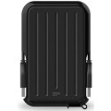 2.5" External HDD 4.0TB (USB3.2)  Silicon Power Armor A66, Black/Black, Rubber + Plastic, Military-Grade Protection MIL-STD 810G, IPX4 waterproof, Advanced internal suspension system keeps the hard drive safe from drops and bumps