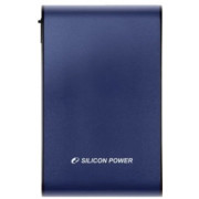 2.5" External HDD 2.0TB (USB3.1)  Silicon Power Armor A80, Blue, Military-Grade Protection MIL-STD 810G, IPX7 waterproof, Advanced internal suspension system keeps the hard drive safe from drops and bumps
