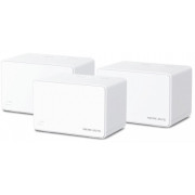 MERCUSYS Halo Halo H80X (3-pack)  AX3000 Mesh Wi-Fi 6 System, 3 x Gigabit LAN Port, 2402Mbps on 5GHz + 574Mbps on 2.4GHz, 802.11ac/b/g/n, Beamforming, Wi-Fi Dead-Zone Killer, Seamless Roaming with One Wi-Fi Name, Parrents control