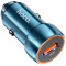 USB Car Charger - HOCO Z46 Blue shield, 1 x USB charger, Total output: 18W, up to PD3.0 / QC3.0, Metal, Gray