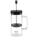French Press Coffee, Tea Maker RESTO 90504, Glass, 1 L, Akzent