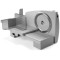 Slicer Machine Gorenje R607A, 180W power, thickness from 1 - 15 millimetres 17-centimetre stainless steel blade, inox