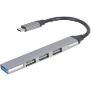 Type-C 3.1 USB Hub, 4-port Output: 3 x USB2.0; 1 x USB3.0, Gembird UHB-CM-U3P1U2P3-02