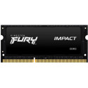 8GB DDR3L-1866 SODIMM  Kingston FURY Impact, PC12800, CL11, 2Rx8, 1.35V or 1.5V w/Heatsink