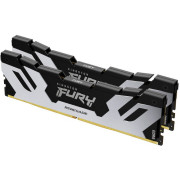 32GB (Kit of 2*16GB) DDR5-6000  Kingston FURY® Renegade Silver DDR5, PC48800, CL32, 1.35V, 1Rx8, Auto-overclocking, Symmetric Black / Silver Large heat spreader, Intel XMP 3.0 Ready  (Extreme Memory Profiles)