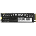 M.2 NVMe SSD 256GB Verbatim Vi3000, Interface: PCIe3.0 x4 / NVMe 1.3, M2 Type 2280 form factor, Sequential Read 3300 MB/s, Sequential Write 1300 MB/s, Random Read 100K IOPS, Random Write 100K IOPS, Phison E13T, TBW: 185TB, 3D NAND TLC