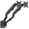 Monitor wall mount arm for 2 monitors up to 17-27" Gembird MA-WA2-01, Adjustable wall 2 display mounting arm (rotate, tilt, swivel), VESA 75/100, up to 7 kg, black
