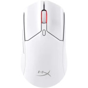 HYPERX Pulsefire Haste 2 Wireless Gaming Mouse, White, Ultra-lightweight design, 400–26000 DPI, 4 DPI presets, Dual wireless connectivity modes: BT + 2.4GHz, HyperX 26K Sensor, Included grip tape for secure, Per-LED RGB lighting, Up to 100 hours of batter