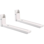 Universal heavy duty steel wall brackets Gembird WM-U30-01-W, extendable bracket length from 325 - 492 mm, Fixed, max. 30 kg, white