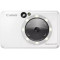 Printer Canon Zoemini 2 ZOEMINI S2 ZV223 Pearl White, Compact Photo 8MP, Ink-free 314x600, Wi-Fi, Bluetooth 5.0, ZINK, MicroSD up to 256Gb, Android 6.0, iOS 12, Windows, Mac OSX, Canon Zink 10 pcs 2.0”x3.0” + SMARTSHEET 1 pcs.
