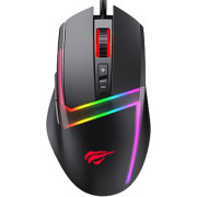 Gaming Mouse Havit MS953, 1000-10000dpi, 7 buttons, Programmable, RGB, 1.6m, USB