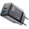 Wall Charger GAN Cellularline, 2 Ports, PD + USB, 45W, Black
