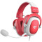 Gaming Headset Havit H2002d, 53mm driver, 20-20kHz, 64 Ohm, 110dB, 1.7m, 3.5mm, White/Red