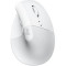 Wireless Mouse Logitech Lift for Mac Vertical, Optical, 400-4000 dpi, 6 buttons, 1xAA, BT/2.4, White