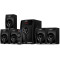 Audio System 5.1 SVEN HT-202 100w / 20w+5*16w, BLUETOOTH, USB, SD, FM, Display, RC, Black