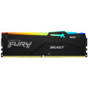 32GB DDR5-5200MHz  Kingston FURY Beast RGB (KF552C40BBA-32), CL40-40-40, 1.25V, Intel XMP 3.0, Black