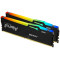 32GB DDR5-5200MHz Kingston FURY Beast RGB (Kit of 2x16GB) (KF552C40BBAK2-32), CL40-40-40, 1.25V,Blk