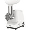 Мясорубка Moulinex ME111032, 1400W power output, 2 perforated discs , sausage and kebbe stuffers, grinding speed 1.7 kg/min, white