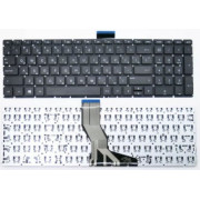 Keyboard HP ProBook 250 G6, 255 G6, 256 G6, 258 G6 w/o frame "ENTER"-small Right Angles ENG/RU Black