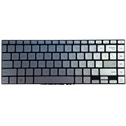 Keyboard Asus ZenBook 14 UX434 UX434F UX434FA UX434FL UX434FLC w/Backlit w/o frame "ENTER"-small ENG/RU Silver