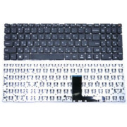 Keyboard Lenovo Legion 5-15 series w/o frame "ENTER" - small w/Backlit Blue ENG/RU Black Original