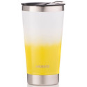 Термостакан для пива Ardesto Bright City 470 мл, с открывалкой, нержавеющая сталь, желтый