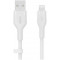 Belkin USB-A - Lightning силиконовый, с клипсой, 3m White