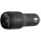 Belkin Car Charger 37W PD PPS Dual Black