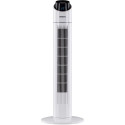 Вентилятор напольный Ardesto FNT-R36X1W колонного типа, высота 90 см, дисплей, таймер, пульт ДУ, металлик