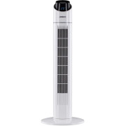 Ventilator напольный Ardesto FNT-R36X1W колонного типа, высота 90 см, дисплей, таймер, пульт ДУ, металлик