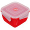 Container universal de depozitare ALEANA Fiesta, patrat, 0.9 l, 15x15x10 cm