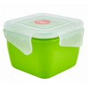 Container universal de depozitare ALEANA Fiesta, patrat, 1.5 l, 18x18x11 cm