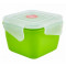 Container universal de depozitare ALEANA Fiesta, patrat, 1.5 l, 18x18x11 cm