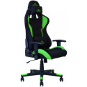 Fotoliu Gaming AG HEXTER ML FAB/01 (negru/verde) textil, Gazlift, Tilt, 150 kg, 190 cm, Negru, Verde