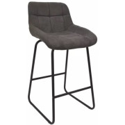 Барный стул Deco Nicole CFS Hoker LB Grey Soro-95 Black Legs