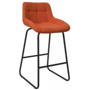 Барный стул Deco Nicole CFS Hoker LB SORO-51, Black Leg Orange