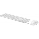 HP 650 Wireless Keyboard and Mouse Combo (En/Rus) white