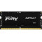 16GB DDR5-6000MHz SODIMM Kingston FURY Impact (KF560S38IB-16), CL38, 1.35V, Intel XMP 3.0, Black
