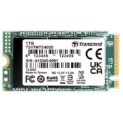.M.2 NVMe SSD 1.0TB  Transcend 400S [42mm, PCIe 3.0 x4, R/W:2000/1700MB/s, 102/275K IOPS, 400TBW]