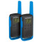 Motorola Walkie-Talkie TalkAbout T62, Twin, 16 Channels, 8km, Blue/Black