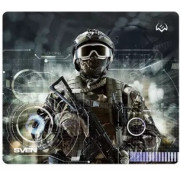 SVEN MP-G01S Soldier, Gaming Mouse Pad, Dimensions: 230 x 200 х 2 mm, Non-slip rubber base