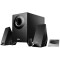Edifier M1360 Black, 2.1/ 4.5W+ 2x2W RMS, wired control (Volume control, headphone jack, mute), sub. wooden, (sub.4" + satl.2,75")