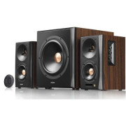 Edifier S360DB Brown, HI-Res sound 2.1/ 150W (75W+ 2x40W) RMS, Audio In: Bluetooth 4.1 aptX Wireless Sound, RCA x2, PC, AUX, optical, coaxial, remote control, all wooden, (sub.8" + satl.(3,5"+1"))