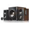 Edifier S360DB Brown, HI-Res sound 2.1/ 150W (75W+ 2x40W) RMS, Audio In: Bluetooth 4.1 aptX Wireless Sound, RCA x2, PC, AUX, optical, coaxial, remote control, all wooden, (sub.8" + satl.(3,5"+1"))