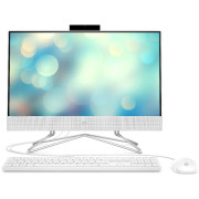 All-in-One PC - 23.8" HP AiO 24-cr0056ci 23.8" FHD AG IPS, Intel Core i3-N300, 1x8GB DDR4, 256GB M.2 2280 PCIe NVMe SSD, Intel® Iris Xe Graphics, CR, HD Cam, WiFi6 2x2 + BT5, HDMI, LAN, White Wired KBD 125KB and MS, FreeDos, Shell White.