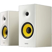 Edifier R1080BT White, 2.0/ 24W (2x12W) RMS, 4" Mid-range and bass drivers + 0.75" treble drivers, built-in DSP chip, Bluetooth V5.1, line In and AUX Inputs, classic wooden enclosure, top-mounted buttons
