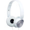 Headphones SONY MDR-ZX310AP, Mic on cable, 4pin 3.5mm jack L-shaped, Cable: 1.2m, White