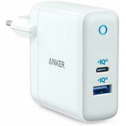 USB Charger Anker PowerPort+ Atom PowerIQ 3.0, USB-C 45W, USB-A 15W, Power Delivery, white
