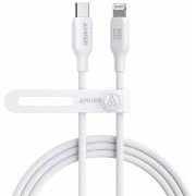 Cable Type-C to Lightning - 1.8 m - Anker 541 Bio-based, 30W, Apple official MFi, 20.000-bend lifespan, white